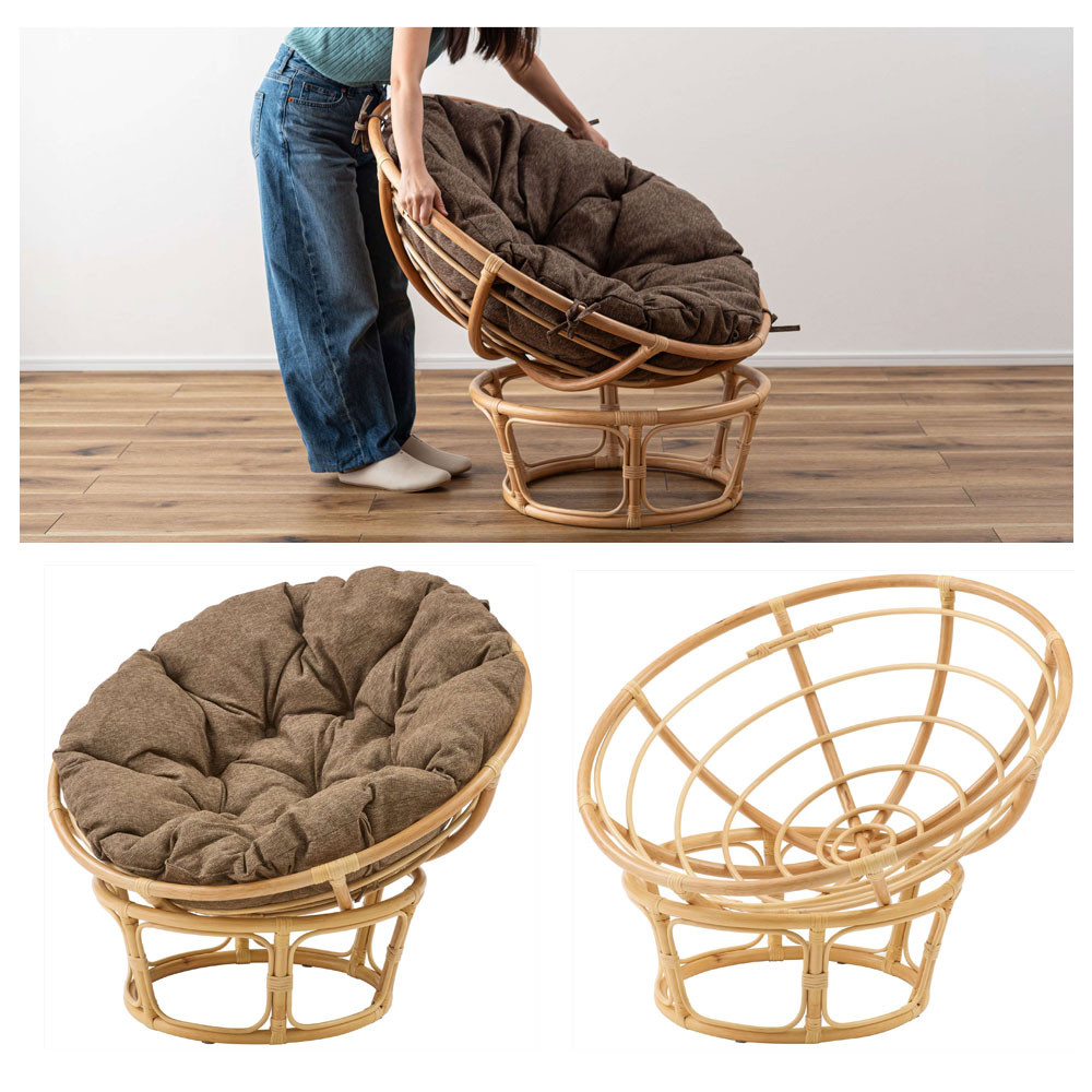 東谷 Nest サークルチェア アジアン家具 1P ソファ ラタン チェア