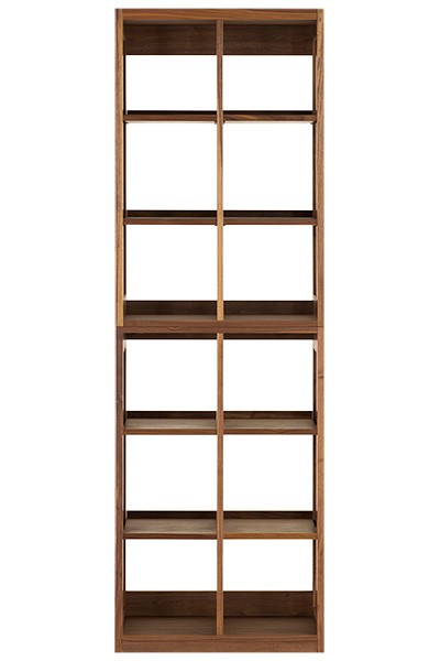 シェルフ 60 fine 2列1段 アッシュ ウォールナット 大川家具 オープン