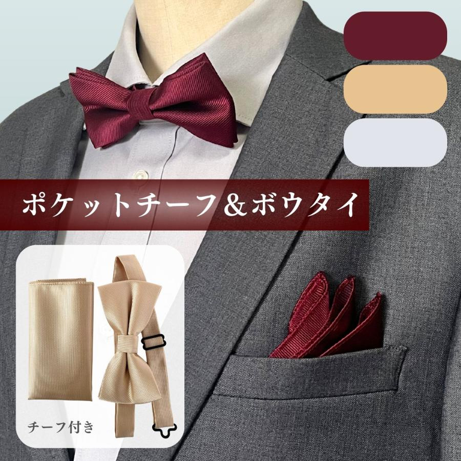 haoa 蝶ネクタイ メンズ フック式 ワンタッチ bow tie ボウタイ