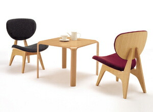 天童木工 T-3206NA-ST 中座イス 座椅子 坂倉準三建築事務所（長大作