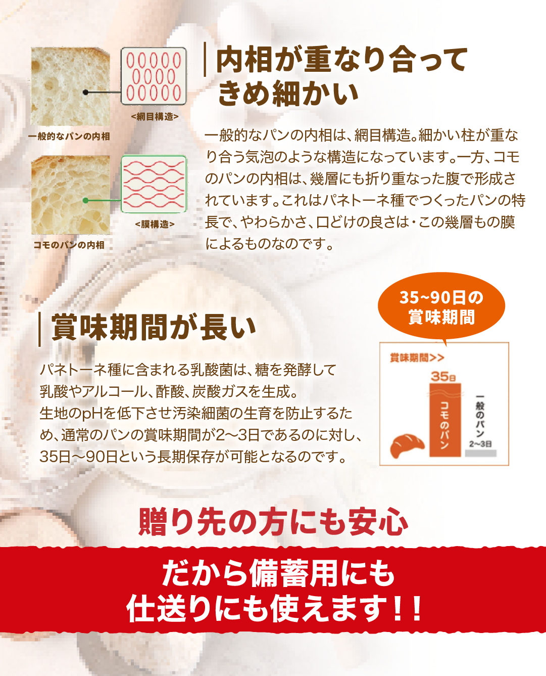 低糖質クロワッサン 16個入 ロングライフパン コモパン 糖質オフ 低糖質 パン 低糖質パン ダイエット クロワッサン 非常食 長期保存パン コモ ぱん ギフト | COMO | 13