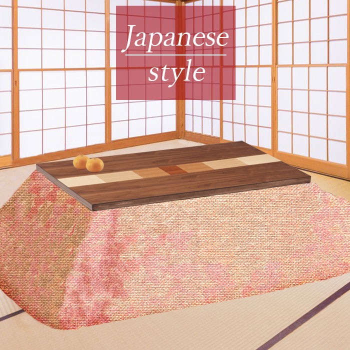 こたつ テーブル ラインズ 幅105 家具調 コタツ 本体 ヒーター付き