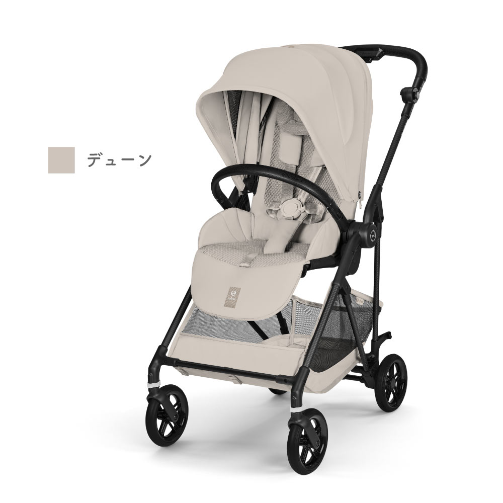 2026 最新作 サイベックス メリオ カーボン ベビーカー 軽い 軽量 A型 両対面 赤ちゃん 折り畳み 1ヶ月から 15kg コンパクト 2年保証 cybex MELIO CARBON 正規品の画像