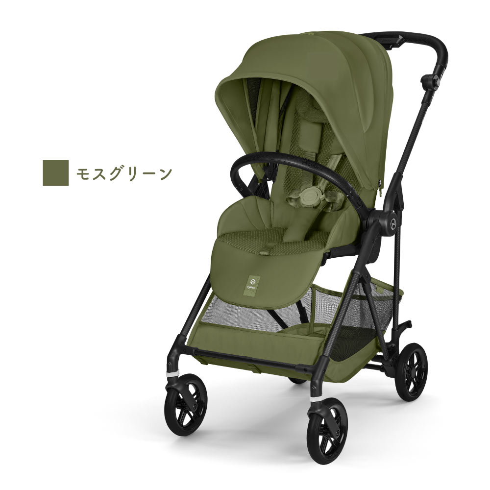 2026 最新作 サイベックス メリオ カーボン ベビーカー 軽い 軽量 A型 両対面 赤ちゃん 折り畳み 1ヶ月から 15kg コンパクト 2年保証 cybex MELIO CARBON 正規品の画像