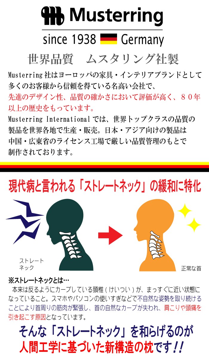 枕 国際リハビリテーション医学会発表 ムスタリングピロー 頚椎症