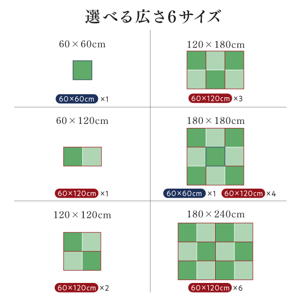 国産 収納付きデザイン美草畳リビングステージ 風凛 フーリン 畳