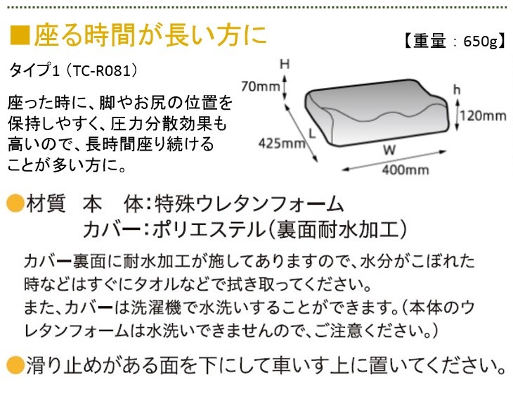 車椅子 クッション タカノクッション R タイプ1 車イス 車いす 車椅子 