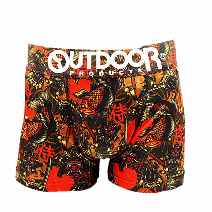 OUTDOOR メンズ　ボクサーパンツ　和柄　90B兜　下着　前閉じ　　送料無料｜complete-shop｜02