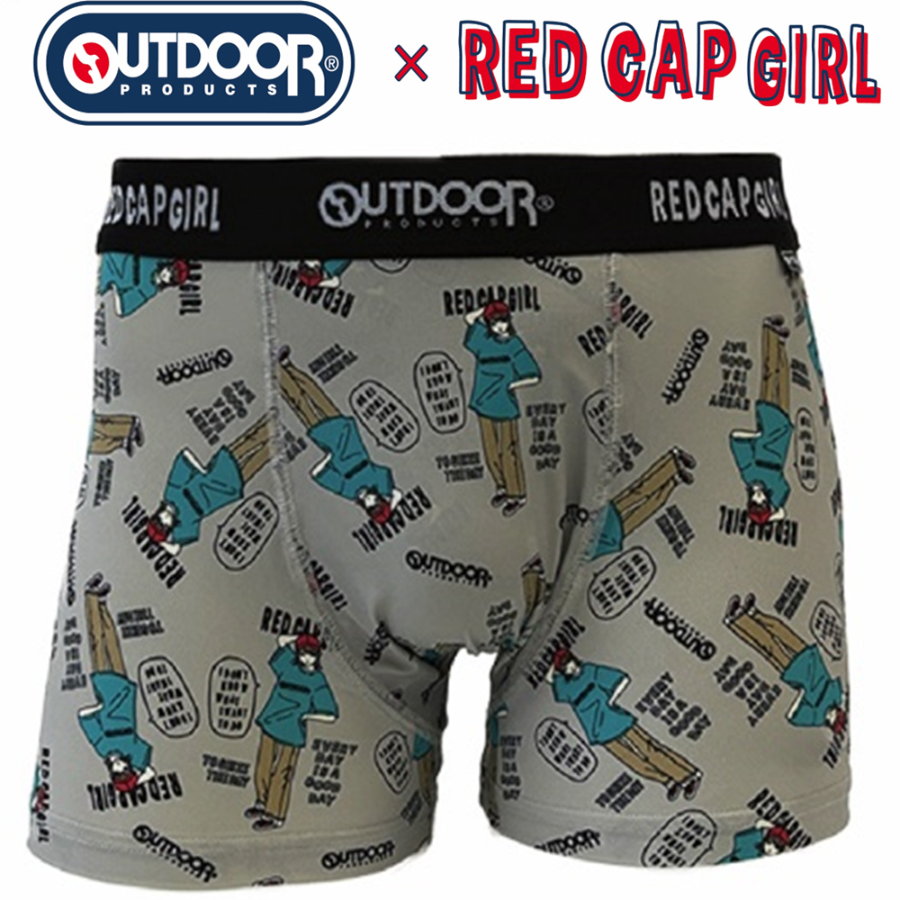 OUTDOOR PRODUCTS OUTDOOR×RED CAP GIRL メンズ ボクサーパンツ