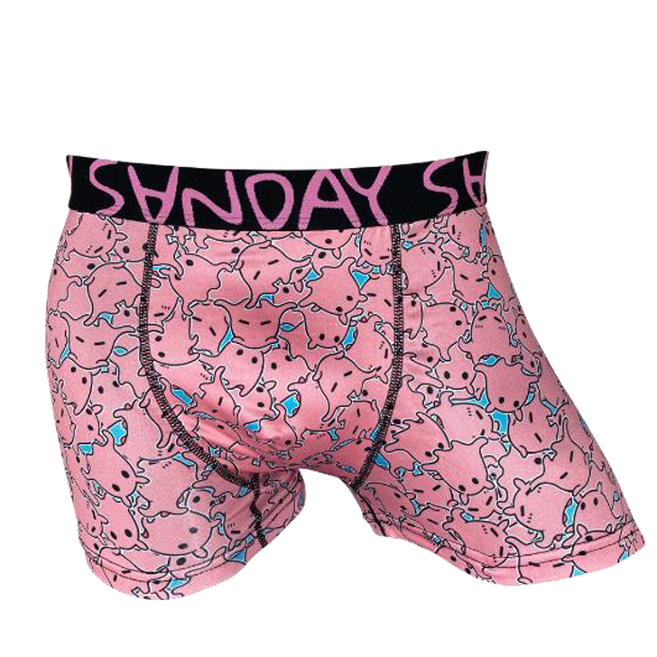 SANDAY-13 ボクサーパンツ メンダコ 前閉じ つるつる メンズ