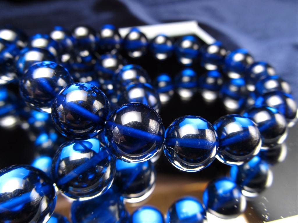 【再販】14kgfサファイアブルーアンバーブレスレット 再販】14kgfサファイアブルーアンバーブレスレット - メルカリ