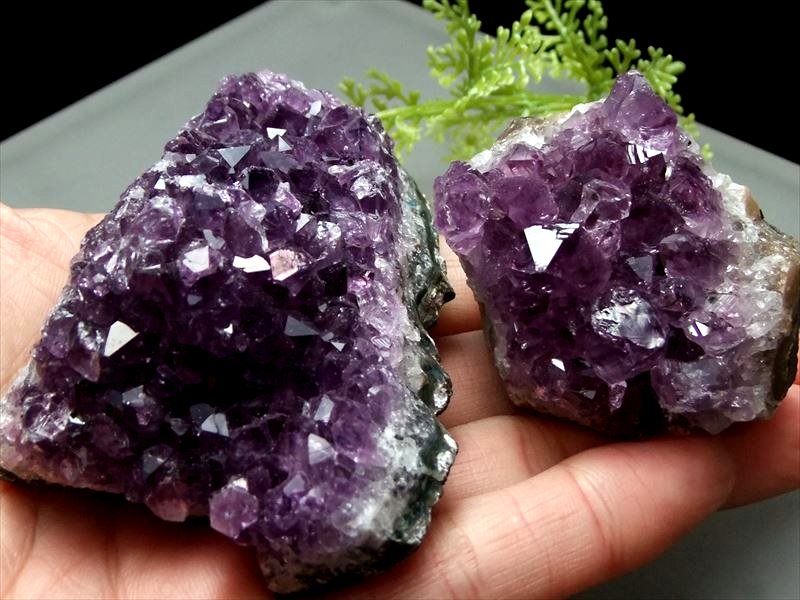4A アメジスト クラスター フラットタイプ 重さ約160g-180g 1個売り 美