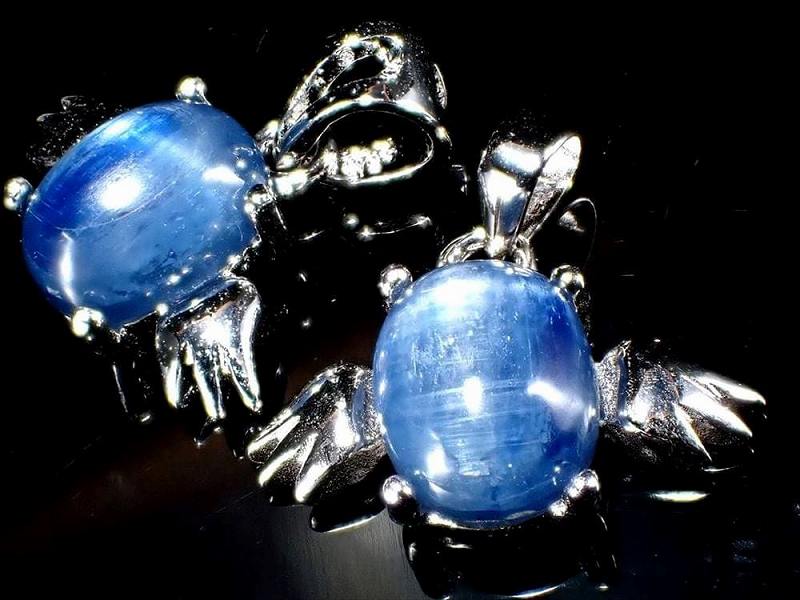激安宣言 カイヤナイト 藍晶石 エンジェル ペンダントトップ 石