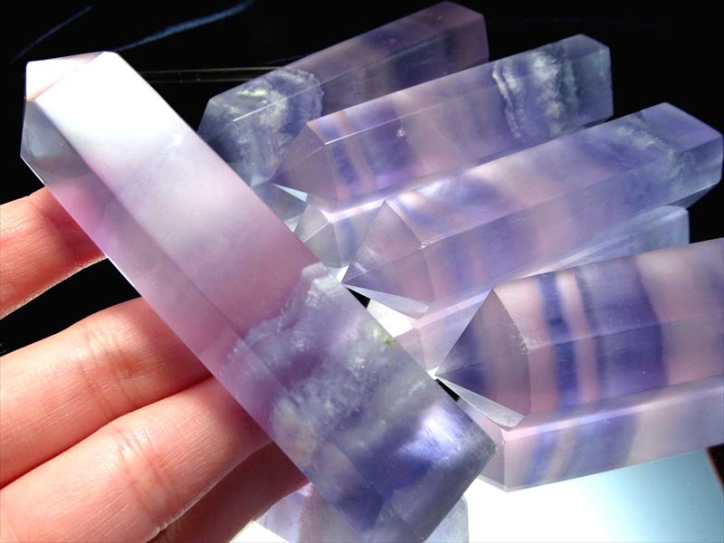 確認用⭐︎透け感が幻想的！フローライトスラブ　395g 確認用⭐︎透け感が幻想的！フローライトスラブ 395g 確認用⭐︎透け感