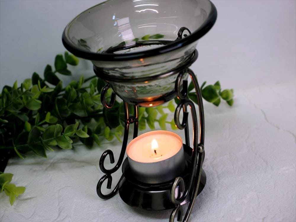 アンティークデザイン アロマポット ゴールドメタル アロマバーナー