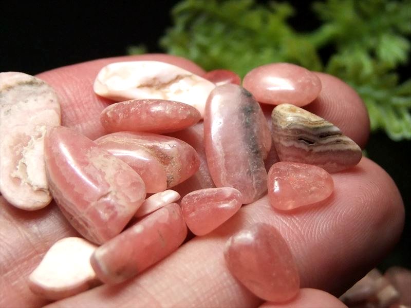 インカローズ スライス 透き通ってます！ インカローズ（ロードクロサイト） 産地・アルゼンチン ラウンド8mm