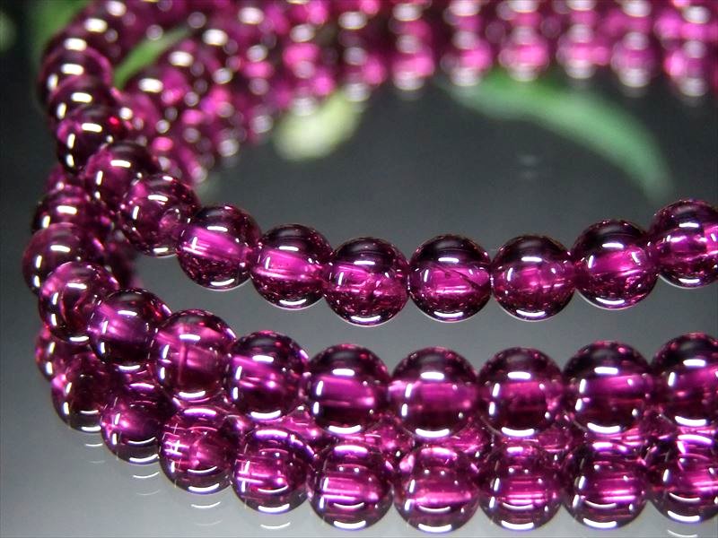 超透明 これぞロードライト S級 ロードライトガーネット ブレスレット