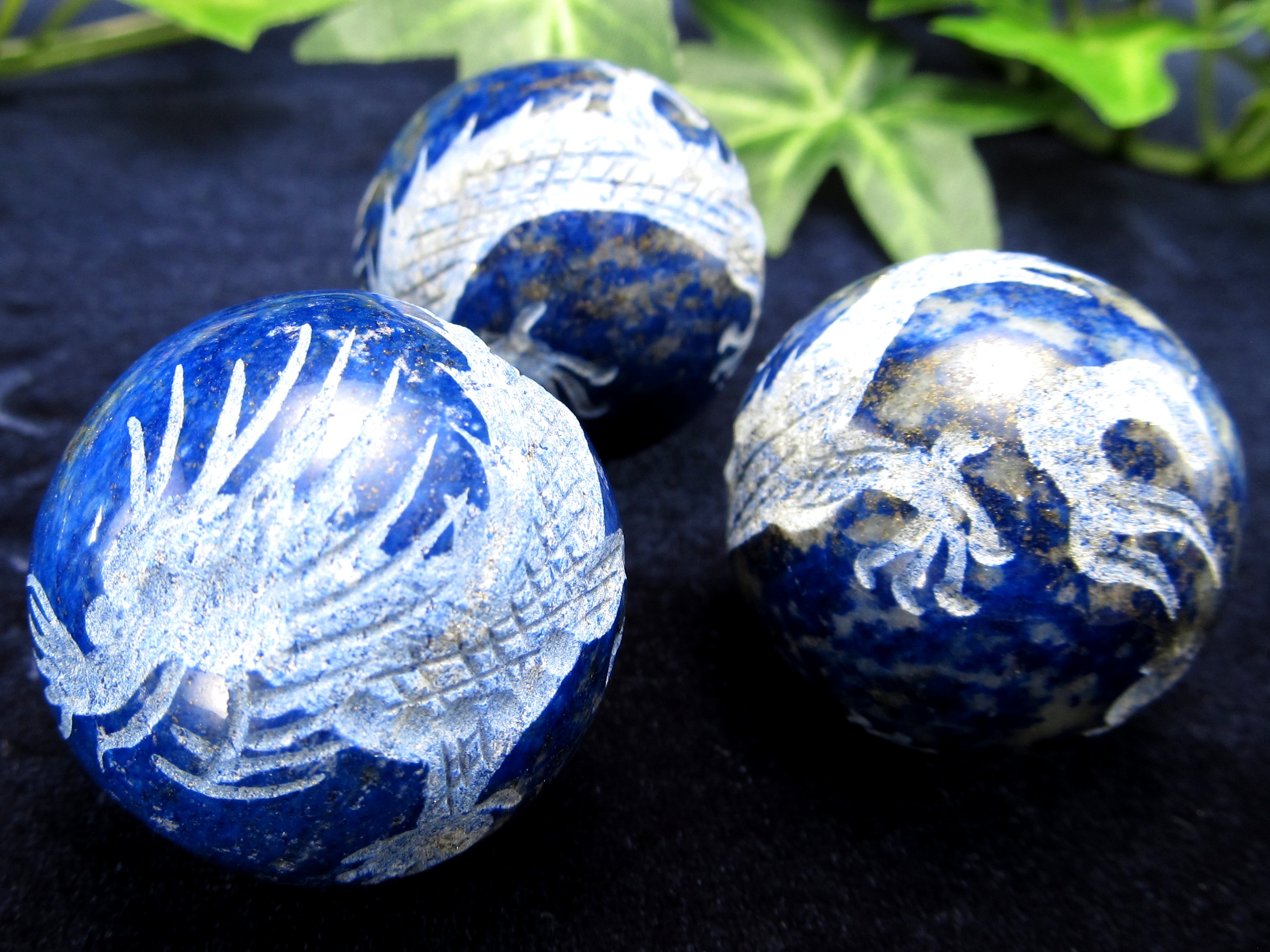 me-chang　幸運を象徴する最強の聖石　ヒマラヤブルーラピスラズリ 運気を上げあなたをサポート！】神聖幾何学 ギベオン隕石 インディゴ