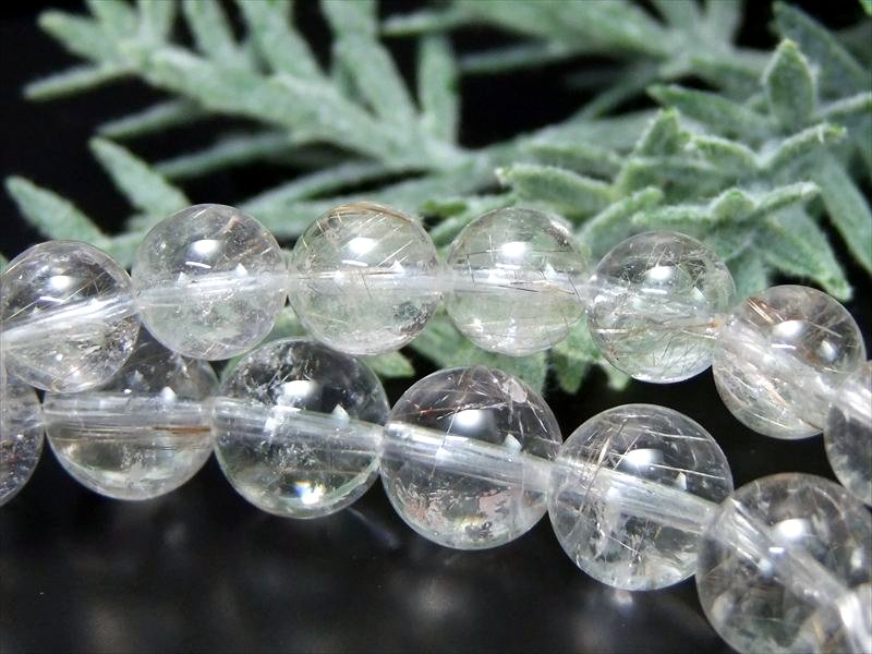 ★超透明・虹入り シルバールチルクォーツ　ブレスレット　銀針水晶 ☆超透明・虹入り シルバールチルクォーツ ブレスレット 銀針水晶