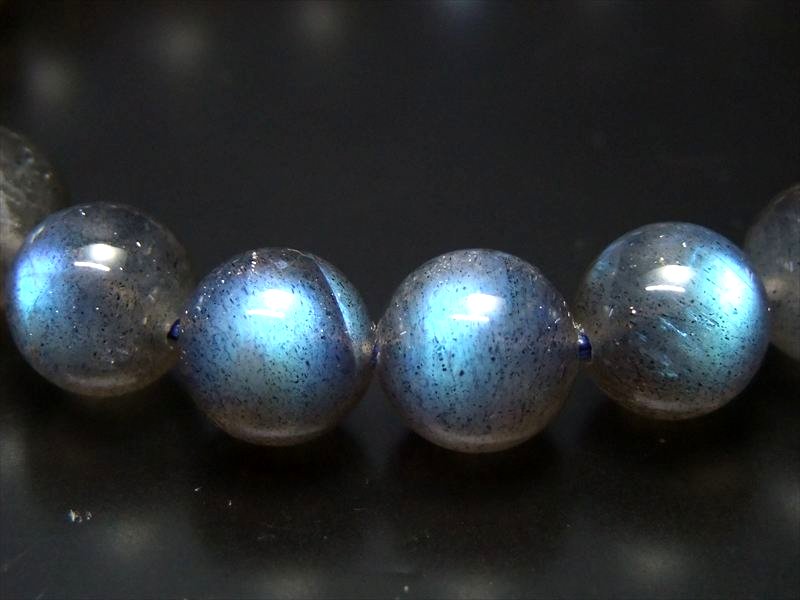 美麗シラー 5A ラブラドライト ブレスレット 8.5mm×22珠