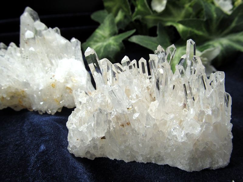 5A 四川省産 水晶クラスター原石 1個売り 重さ約30g-40g 超透明結晶 超