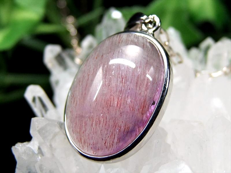 スーパーセブン　ペンダント　20mm バイヤー厳選 5A スーパーセブン ペンダントトップ 縦20mm 重さ5.2g 超