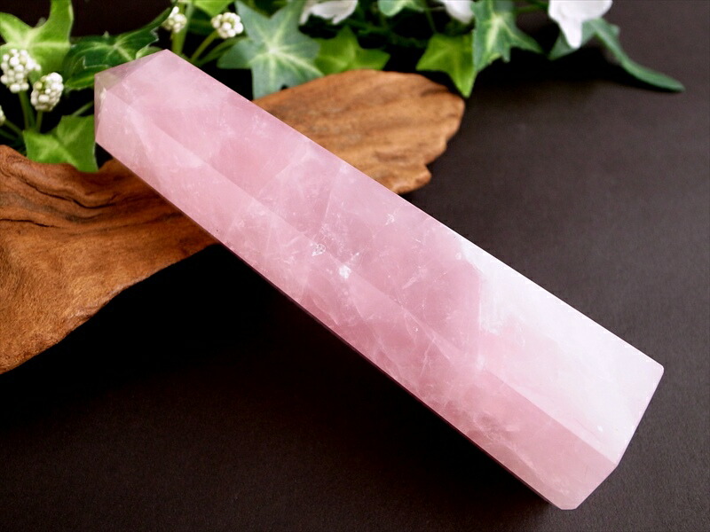 ★観音像 紅水晶（ローズクォーツ） ローズクォーツ・8mm・紅水晶・【ディープタイプ・最高品質