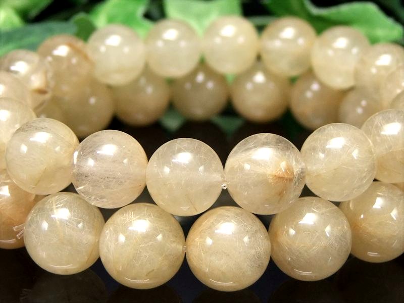 3A 大珠 ヴィーナスヘアルチルクォーツ 繊細ルチルクォーツ