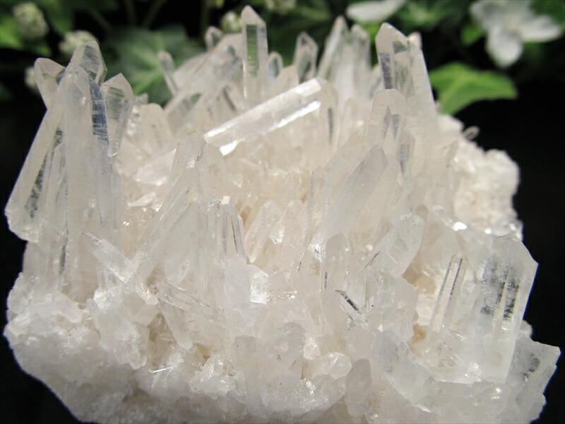 4A 四川省産 水晶 クラスター 最大幅107mm 重さ255g 透明 超人気針状