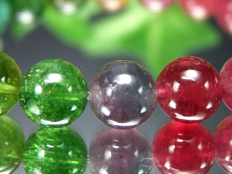 奇跡を起こす7色揃い S級 MIXカラー トルマリン ブレスレット 8.5mm