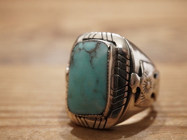 INDIAN JEWELRY NAVAJO TURQUOISE RING / インディアン ジュエリー 