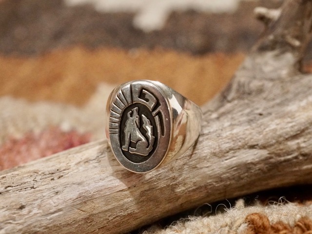 INDIAN JEWELRY HOPI NATIVE SILVER RING / インディアン ジュエリー