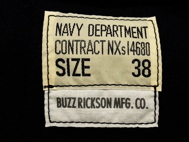 BUZZ RICKSON'S DECK HOOK JACKET [NAVY DEPARTMENT][BR13580