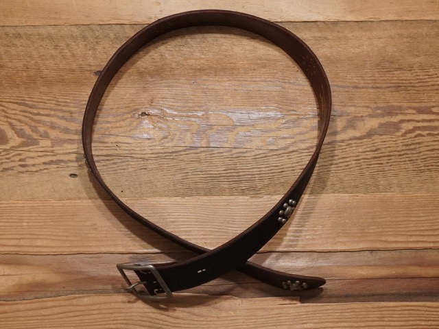 VINTAGE WORKS LEATHER BELT [DH5697 CUSTOM][CHASIN] / ビンテージ