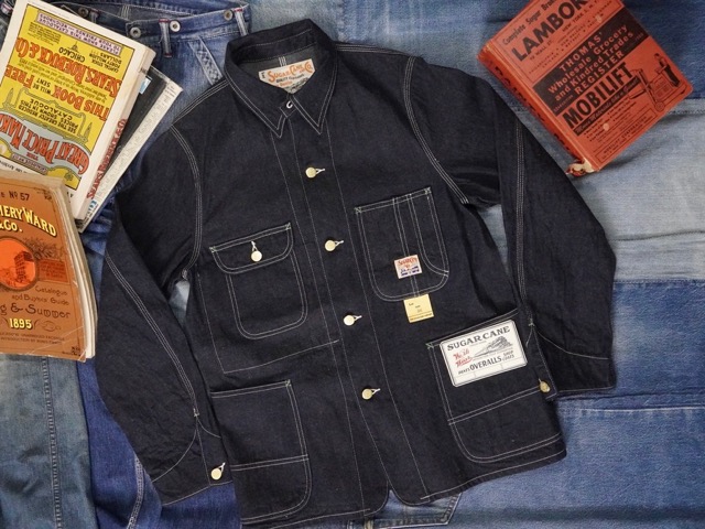 SUGAR CANE 11OZ BLUE DENIM WORK COAT [SC15655] / シュガーケーン 11