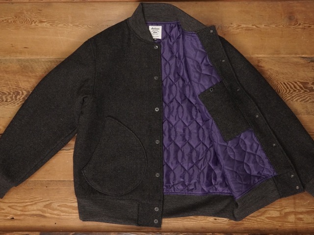 【美品】JACKMAN MELTON AWARD JACKET JM8490 Melton Award Jacket メルトンアワードジャケット JM8490