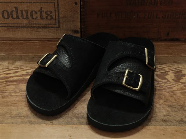 美品 サンダルマン×コニーアイランド　別注　ダブルバックルサンダル 楽天市場】THE SANDALMAN x CONEY ISLAND DOUBLE BUCKLE SANDAL [BROWN