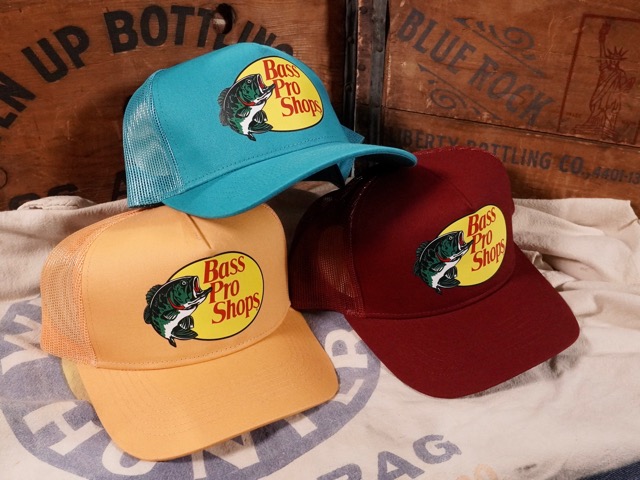 Bass Pro Shops メッシュキャップ バスプロショップスのメッシュ キャップ｜アメリカン釣具通販NEST