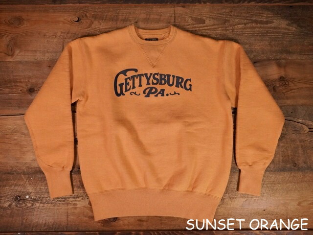 コリンボ COLIMBO : KEYSTONE SWEAT SHIRT “ GETTYSBURG “ [ZA-0433