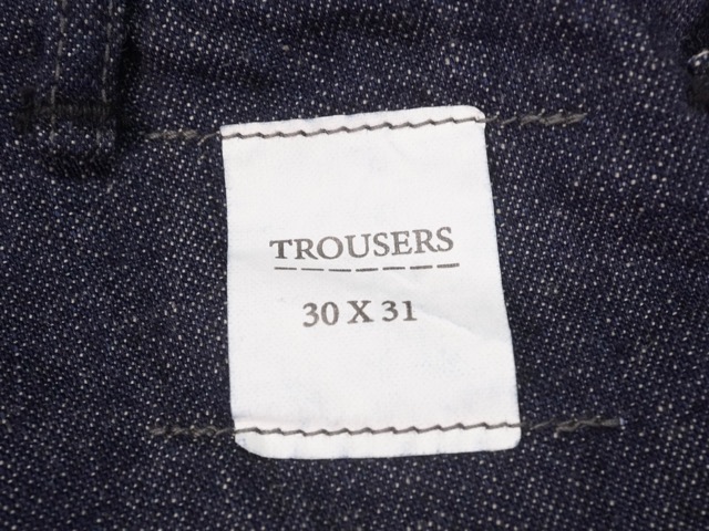 WORKERS : M43 TROUSERS MOD “10OZ BROWN BLACK DENIM” / ワーカーズ