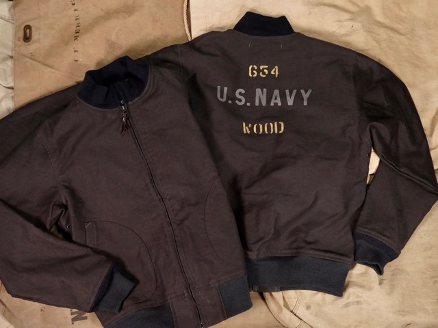 コリンボ COLIMBO : CIVILIAN DECK JACKET “ 654 U.S.NAVY WOOD