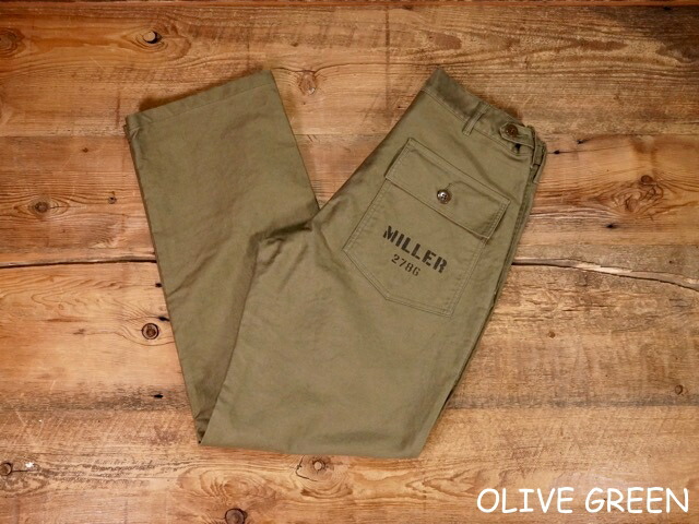 コリンボ COLIMBO : LOCKHART BAKER PANTS =CUSTOM= “ MILLER