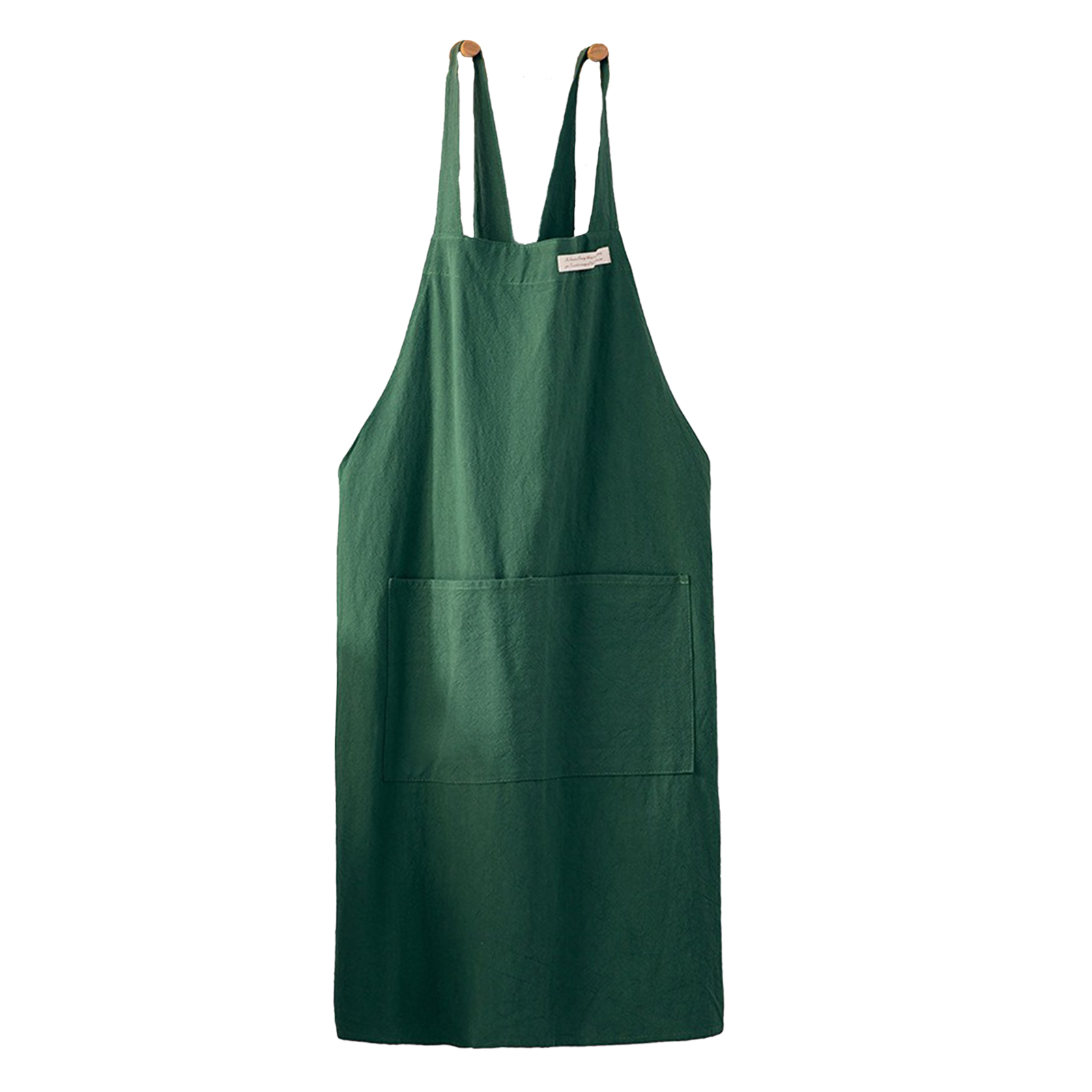 Confis エプロン バッククロス 綿100% レディース ワンピース