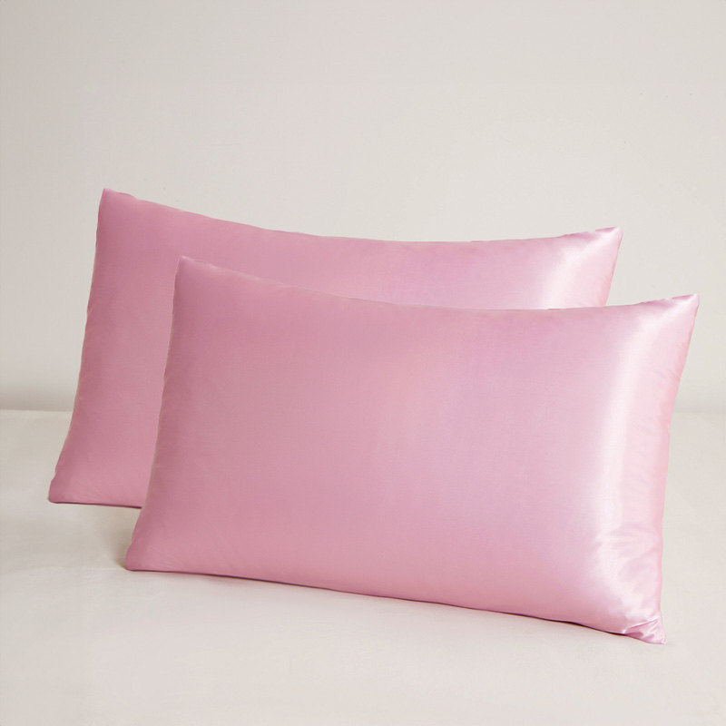 Confis サテン枕カバー シルク調枕カバー 1枚単品 2枚セット まくら
