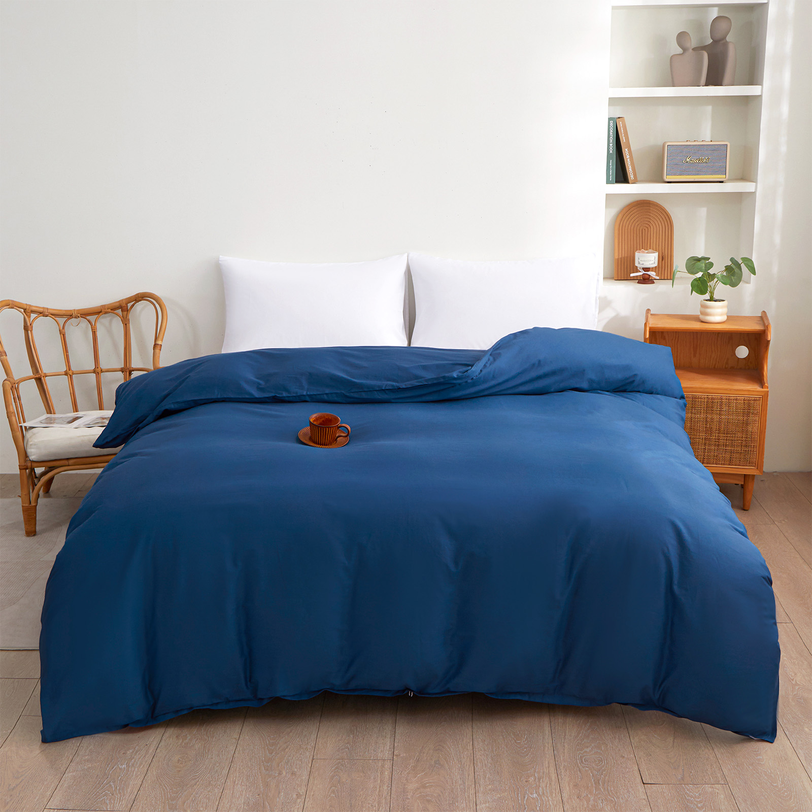 掛け布団カバー（色：ネイビー系）｜シーツ、カバー｜布団、寝具｜家具