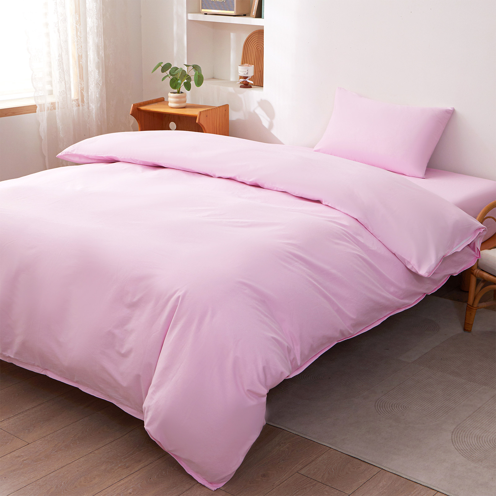 Confis 布団カバーセット 綿100% 3・4点セット シングル セミダブル