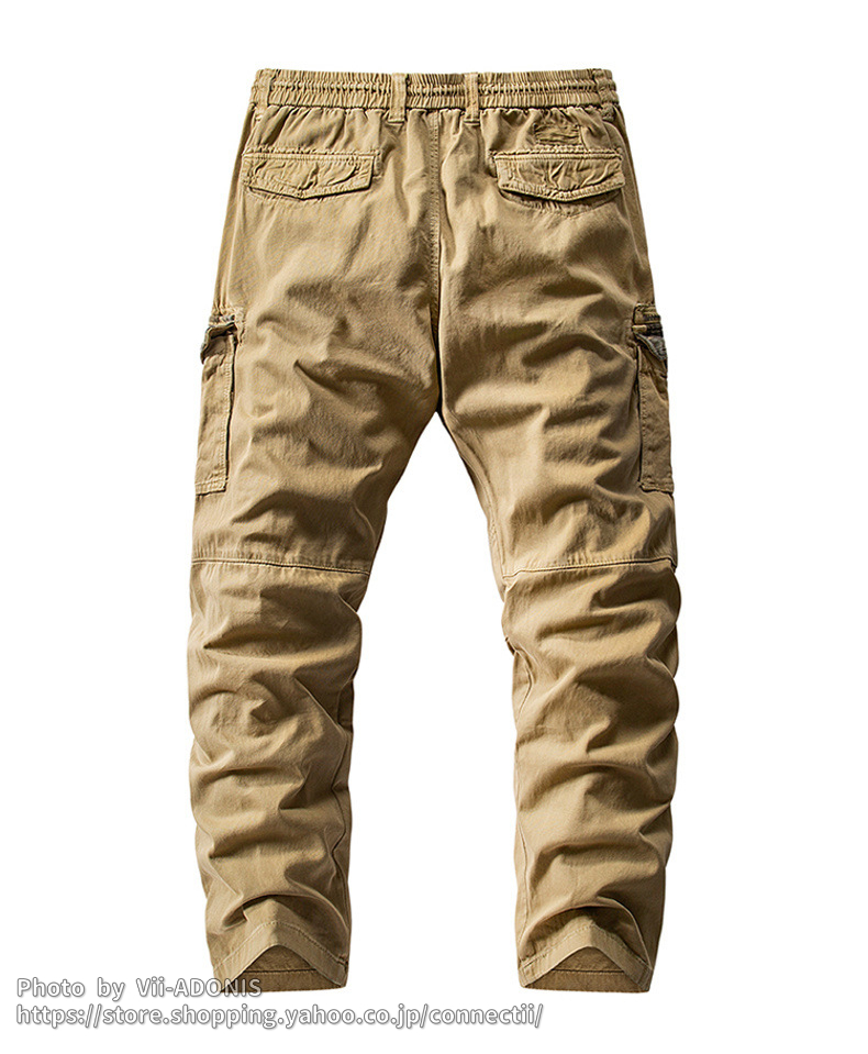カーゴパンツ メンズ 作業ズボン レディース スリム 迷彩柄 メンズ