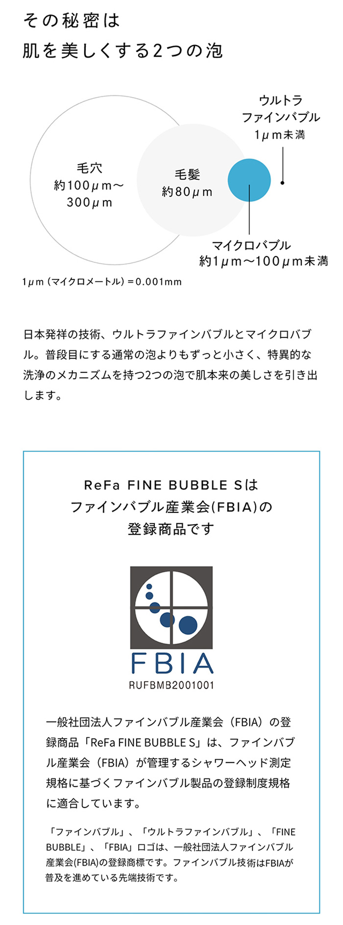 リファ ファインバブル S ホワイト ReFa FINE BUBBLE S RS-AF02A