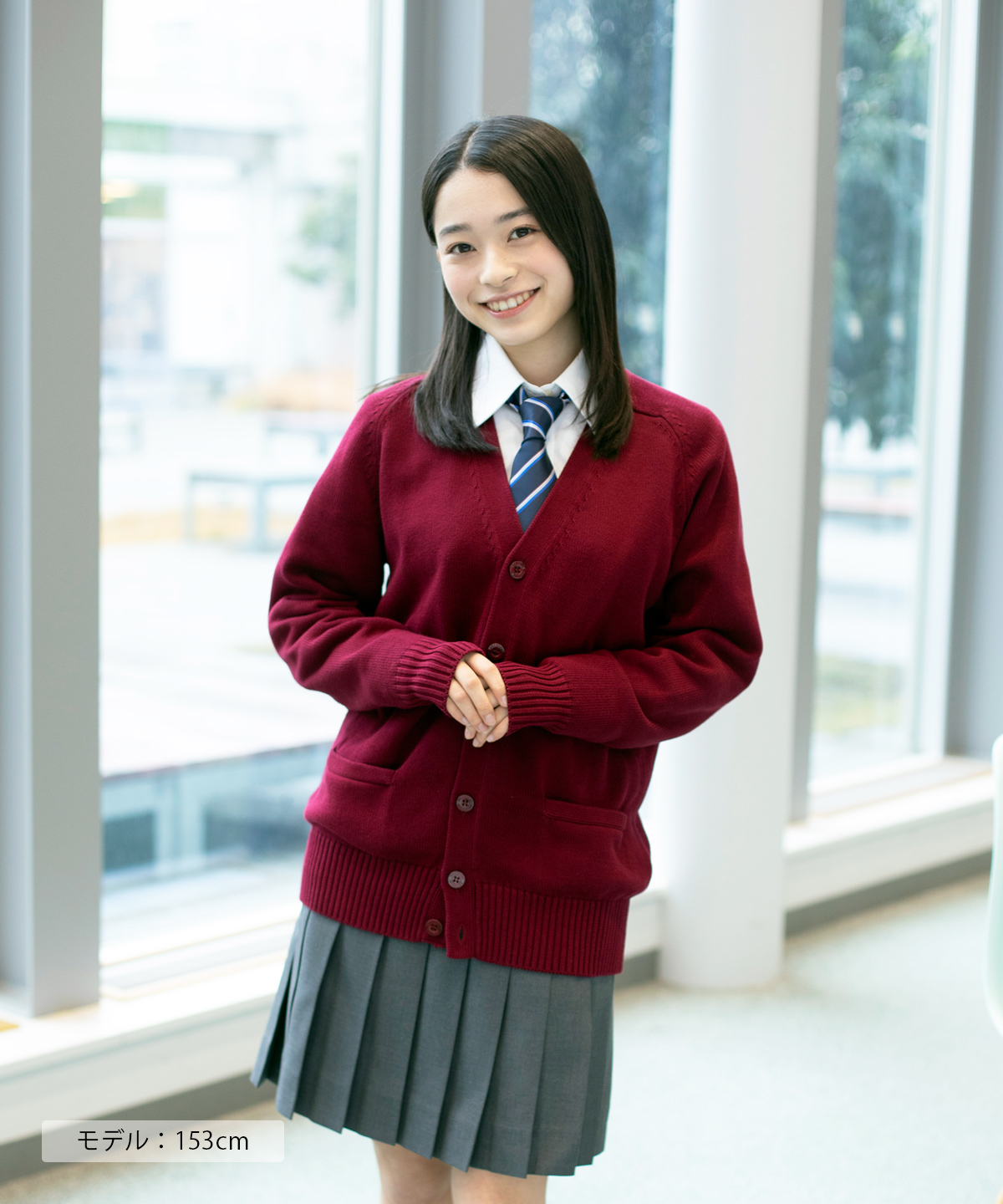 スクールスカート CONOMi 全37色 制服 高校 学生 中学 通学 プリーツ チェック 無地 ネイビー 紺無地 グレー ブルー 制服スカート 長め 学生服の画像