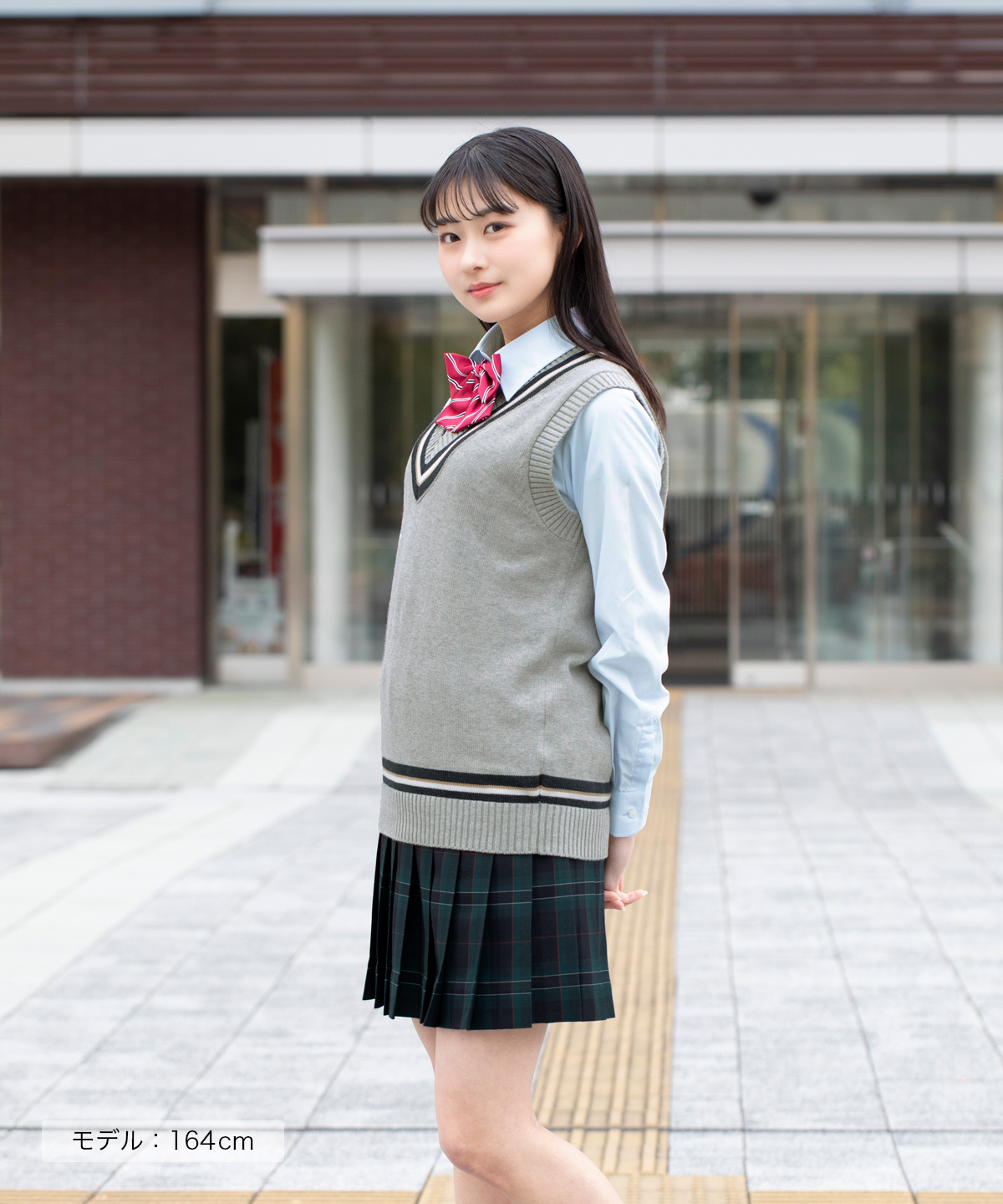 制服 スカート CONOMi 全37色 48cm丈 制服 スクール スカート 高校生 学生 中学 通学 プリーツ チェック 無地 ピンク ホワイト 白  学生服